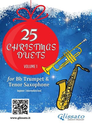 cover image of Trumpet and Tenor Saxophone--25 Christmas duets volume 1